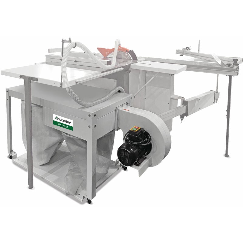 Aspirateur à copeaux bois modèle bas 2200 m³/h 1,65kW 400V Holzstar SAA2203UT