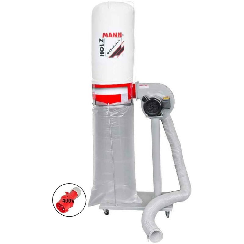 Aspirateur poussiere extracteur copeaux bois collecteur Holzmann abs1080 400v