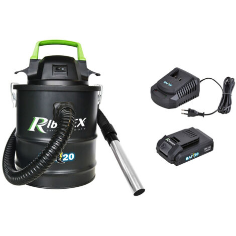 Aspirateur cuve eau et poussières 15l noir - Ribimex - PRBAT20/CEN