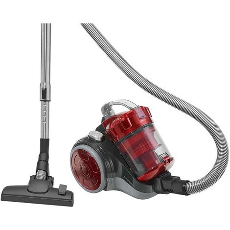 Aspirateur Cyclon-Twin-Spin sans sac Bomann BS 9027 CB N Rouge