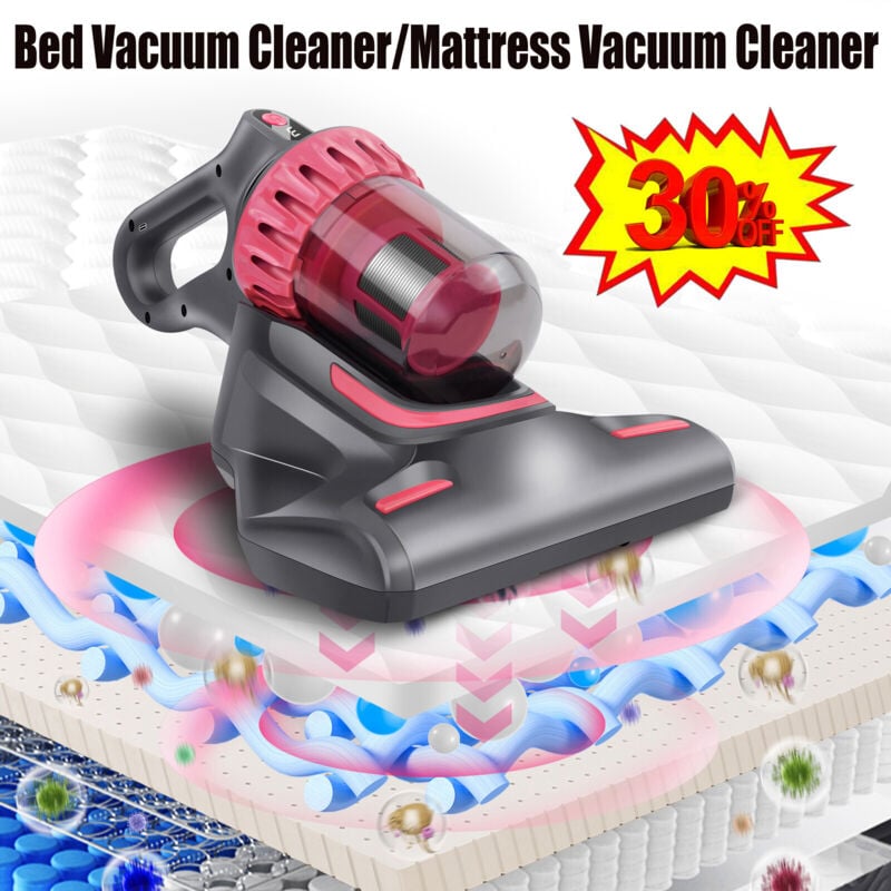 Aspirateur d'acariens avec lumière UV stérilisante pour matelas et aspirateur à main