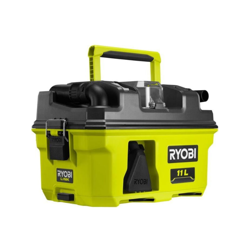 Ryobi - Aspirateur d'atelier RV1811-0 18V - 1500l/min - collecteur 11 l - filtre hepa H12 - Adaptateur, suceur plat et buse entonn