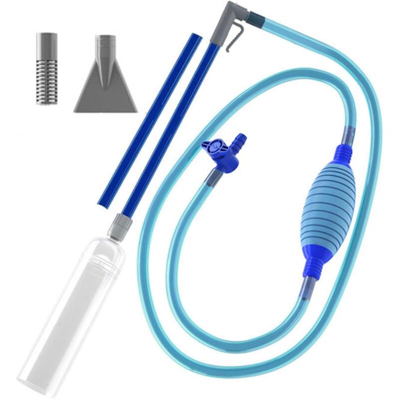 Aspirateur de bain à remous, aspirateur manuel sans fil de 3 m pour changement d'eau de piscine, aspirateur de spa portatif avec ampoule