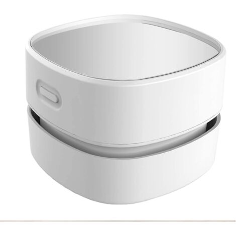 aspirateur De Bureau (blanc), Mini Aspirateur De Bureau  Conomie D'nergie, Autonomie Leve De La Batterie Jusqu' 90 Minutes, Conception Sans Fil Et