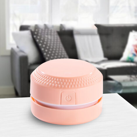 Aspirateur de Bureau Mini Portable ABS pour Clavier, Table et Miettes - Rechargeable USB Lithium, Taille 85x63mm pour Maison Bureau École