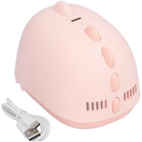 Aspirateur de Bureau Mini Puissant, Deux Niveaux d'Ajustement, Charge Rapide, Portable et Compact - Rose