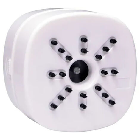 Aspirateur de Bureau Mini sans Fil [Modèle Blanc] Aspirateur à Mains pour Poussière et Crumbs sur Table, Portable et Puissant, Batteries AA (148g, 7.9cm)