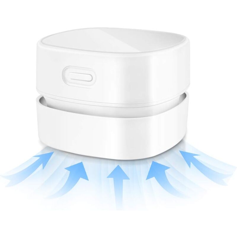 Mezheng - Aspirateur de Bureau Sans Fil, Mini Aspirateur de Table sans Fil, usb Rechargeable, Balayeuse Aspirateurs à Main, pour Enlever Les Miettes,