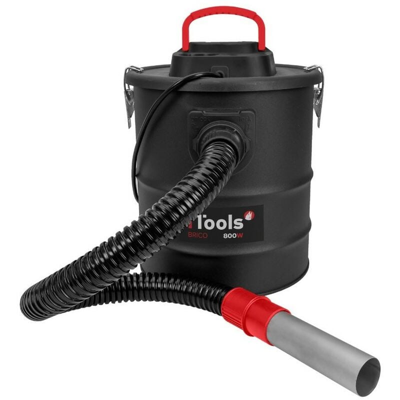 Aspirateur de cendres 800W Cuve 15 litres Souffleur + Filtre hepa Itools