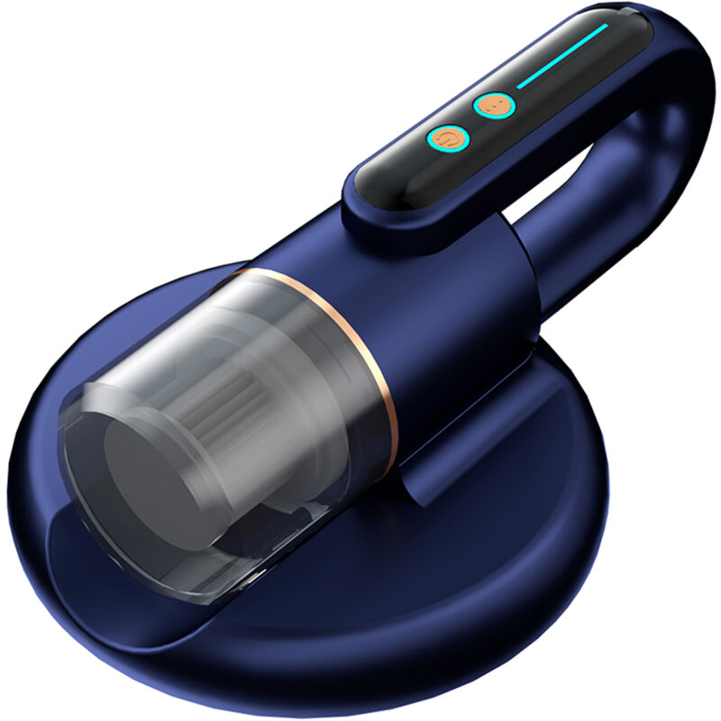 Aspirateur de matelas anti-acariens avec filtration HEPA et instrument d'aspiration 5000PA Aspirateur de lit domestique sans fil avec lampe UV