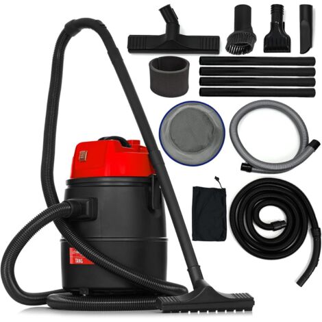 Aspirateur De Piscine 4-En-1 Avec Kit De Buses, 1400 W, 30 L, Aspirateur De Bassin, Aspirateur Eau Pour Le Nettoyage Piscine Et Bassin Avec Fonction Du Souffleur, Accessoires Inclus