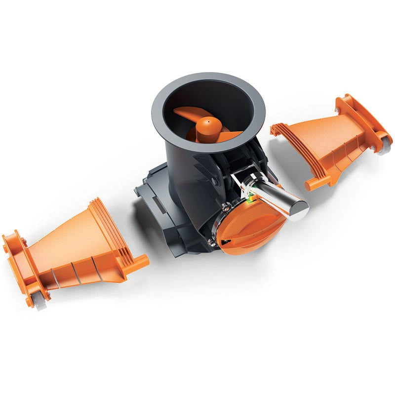 Aspirateur de piscine électrique rechargeable - Kokido - ev104cbx - orange