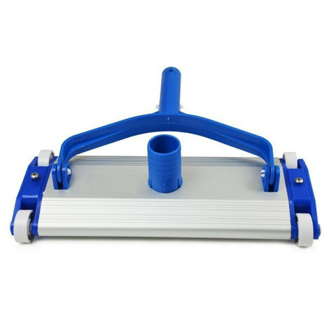 Aspirateur de piscine en aluminium 45 cm – Tuyau d'aspiration 38 mm – Nettoyage manuel efficace pour piscines hors-sol – Jardiboutique