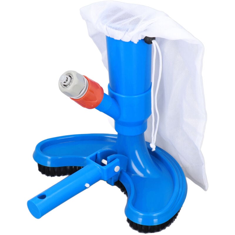 Aspirateur de piscine Mini nettoyeur sous-marin à Jet avec brosse et sac en filet pour piscines, spas, fontaines, norme européenne - Eosnow