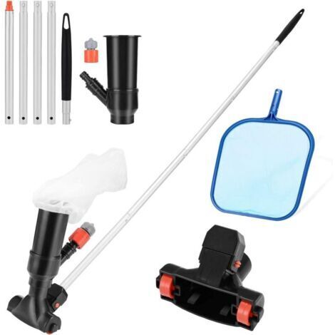 Aspirateur de Piscine, Piscine Kit de Nettoyage, Jeu de Skimmer de Piscine,Aspirateur à Jet de Piscine Portable pour Nettoyer Piscine, Bassin de Jardin, Baignoire de Jacuzzi, Spa
