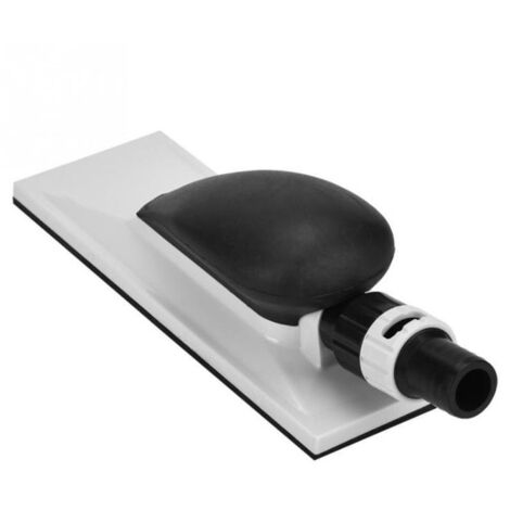 Aspirateur de poussière portatif, bloc éponge de ponçage carré et sans poussière, Cale à poncer manuelle avec aspiration 70 x 200 mm