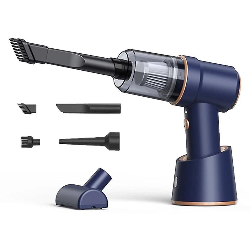 Fei Yu - Aspirateur de voiture et de maison 2 en 1 80000pa, chargement sans fil, souffleur à haute pression, souffleur à main d