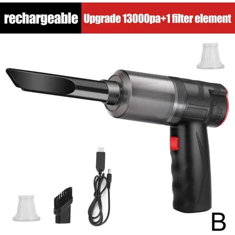 Aspirateur de voiture portable à double usage, aspirateur sans fil à double usage pour la maison et la voiture, Chine, rechargeable 2