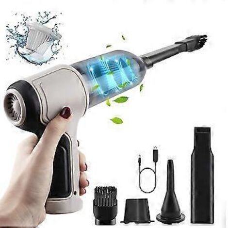 Aspirateur de voiture sans fil 4 en 1 120 W 9000 Pa à aspiration cyclonique pour la maison