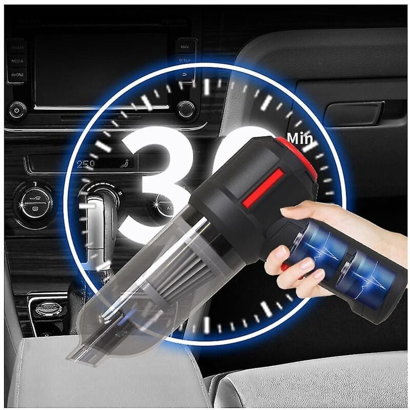 Fei Yu - Aspirateur de voiture sans fil 9000pa Aspirateur à main sans fil pour voiture et maison Aspirateur à double usage Mini Cl