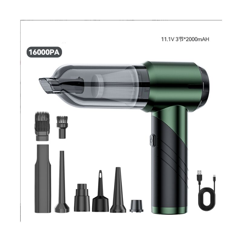 Aspirateur de voiture sans fil, grande pompe d'aspiration sans balais, souffleur gonflable, petit pistolet à vide portatif, haute puissance