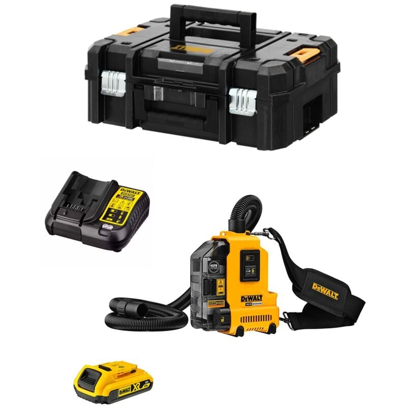 Aspirateur DeWALT DWH161D1T-7 (1 x 2,0 Ah DCB107 TSTAK II)