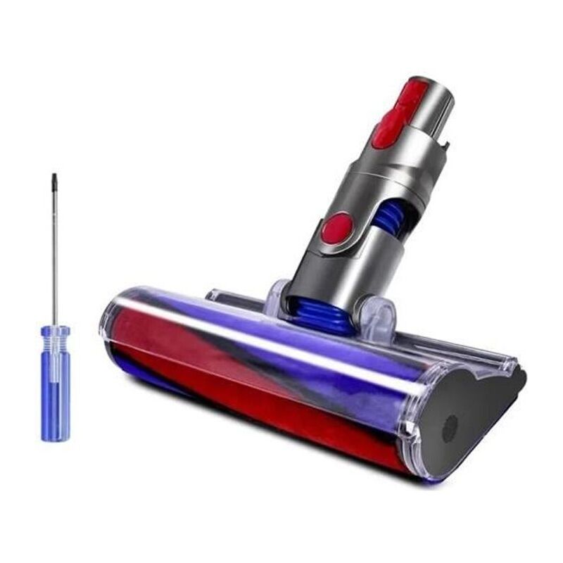 Aspirateur Dyson V7 V8 V10 V11 Remplacement de la TêTe D'Aspiration de la Brosse à Rouleau en Velours Doux accessoire d'aspirateu