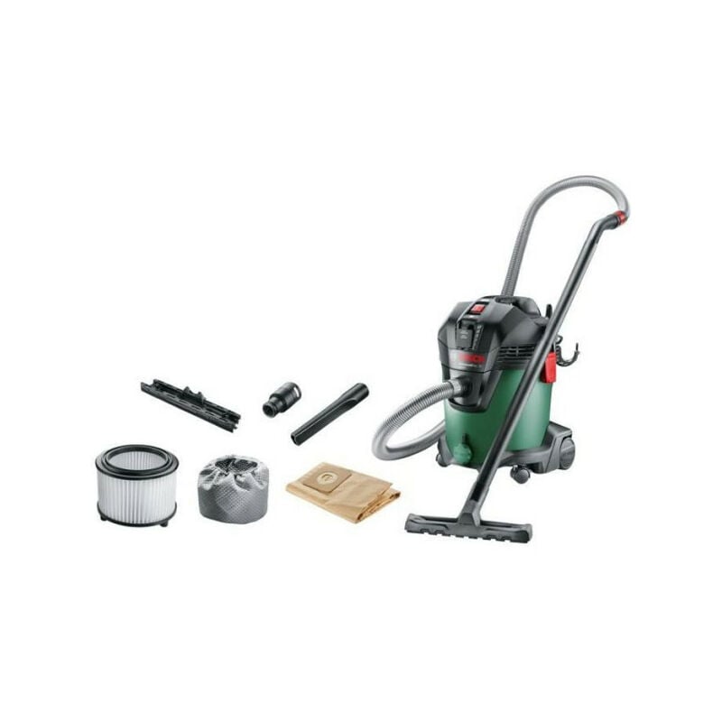 Bosch - Aspirateur eau et poussiere AdvancedVac 20 (avec accessoires) - 1200 w - 260 mbar/70 l/s - 20 l