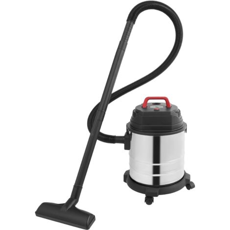 Aspirateur eau et poussière en acier inoxydable de 19 litres, aspirateur vertical de 1 500 W, aspirateur de 30 000 tr/min, 18 kPa