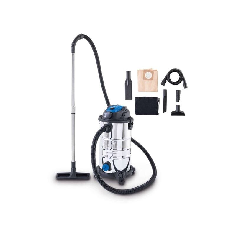 Scheppach - Aspirateur eau et poussiere inox 1200W 30L VC30 Premium