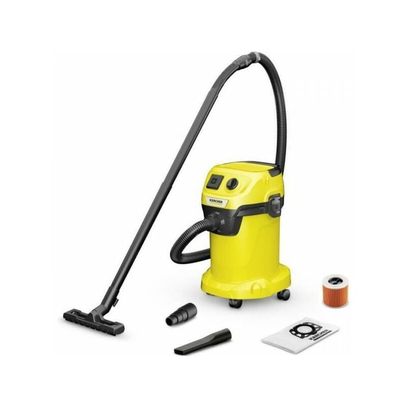 Karcher - Aspirateur eau et poussiere wd 3 p V-19/4/20 - Cuve polypropylene 19 l - 1000W
