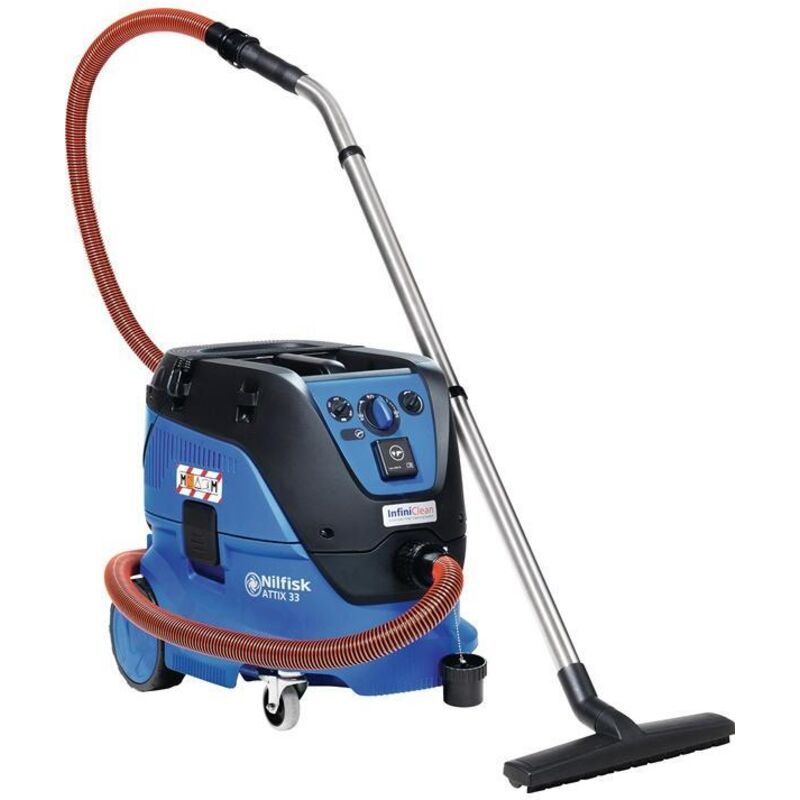 Aspirateur de sécurité attix 33-2M ic bg Bau 1400 w 4500 l/min 250 mbar ( 4000897234 ) - Nilfisk