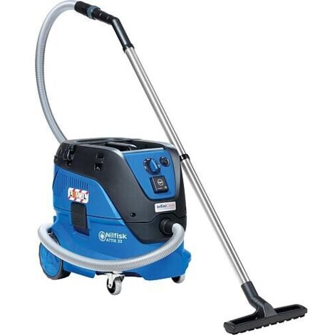 Aspirateur eau et poussière Nilfisk Attix 33-2L IC avec cuve plastique de 30 l