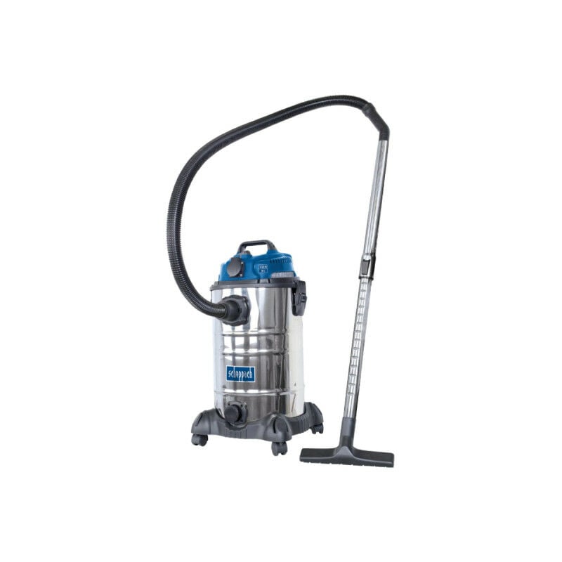 Aspirateur eau et poussière SCHEPPACH 30L 1400W ASP30 ES Aspirateur eau et poussière avec prise synchronisée 1400W