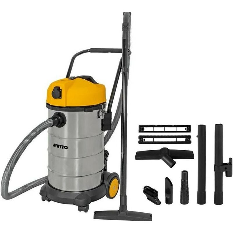 Aspirateur Eau et Poussières 1200W Cuve inox 40 Litres + Souffleur VITO