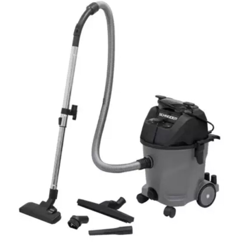Schneider - Aspirateur eau et poussière 20 litres 230V 1200W