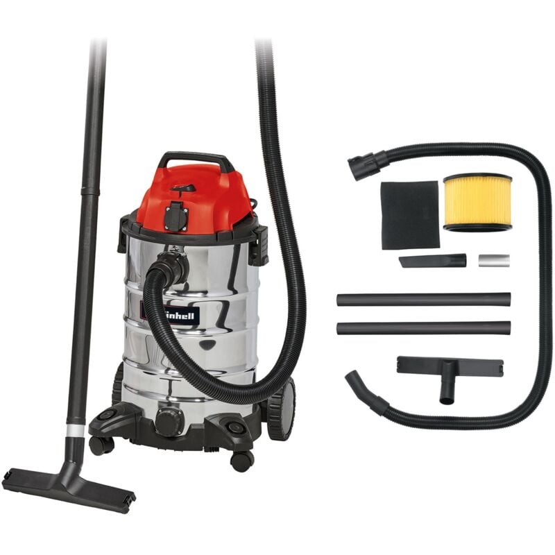 Aspirateur eaux et poussières tc-vc 1930 sa (1500 w, Cuve 30L, Prise synchro oep, Livré avec accessoires) - Einhell