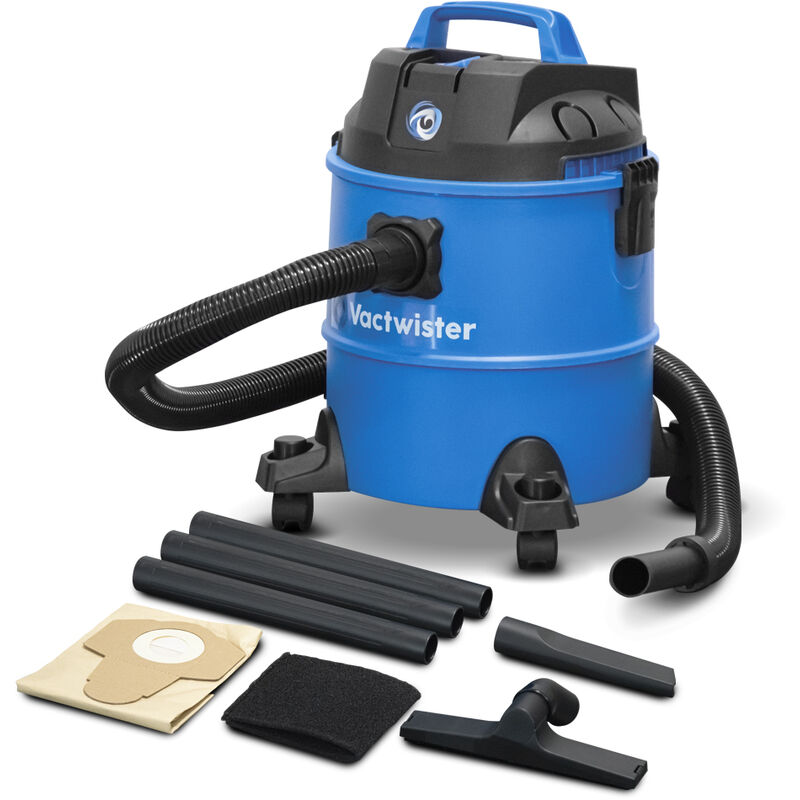 Aspirateur eau et poussières 1250W - 20L plastique - 18 Kpa avec soufflerie Vactwister