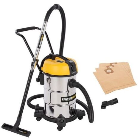 Aspirateur Eau / Poussiere - 30l Réf  Powx3240désignation Aspirateur 1200wcuve 30 L - Inox