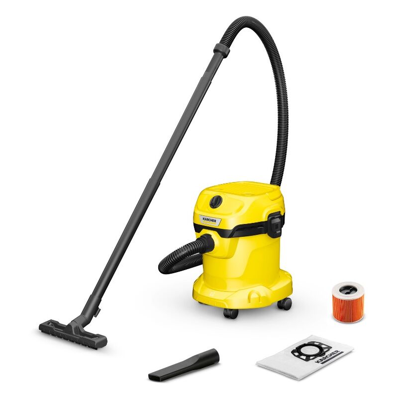 Image of Aspirapolvere con serbatoio acqua e polvere 15l 1000w giallo e nero - 16280110 Karcher