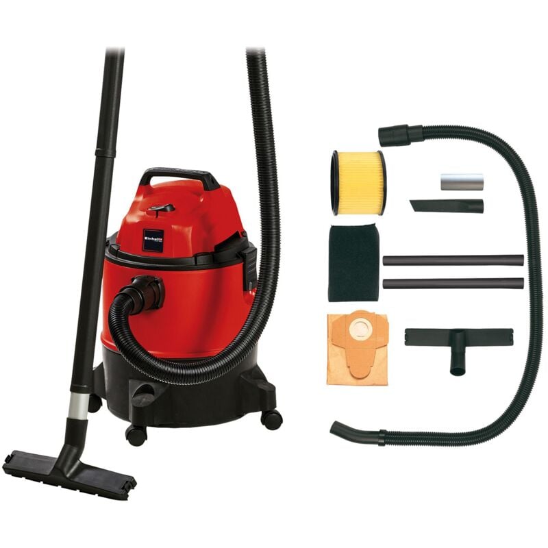 Einhell Aspirateur eaux et poussières TC-VC 1825 (1250 W, Cuve 25L, Livré avec Accessoires)