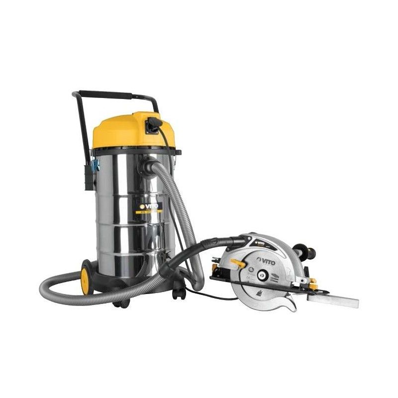 Aspirateur Eaux et poussières VITO 1200 W Cuve Inox 40 L Aspirateur eau poussieres VITOPOWER 1200W Cuve inox 40L