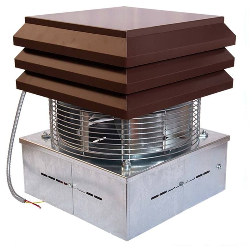 Gemi Elettronica - Extracteur De Fumée Pour Cheminèe Aspirateur Aspire-Fumée Électrique Ventilateur D'aspiration Extracteur Électrique De Fumées Pour