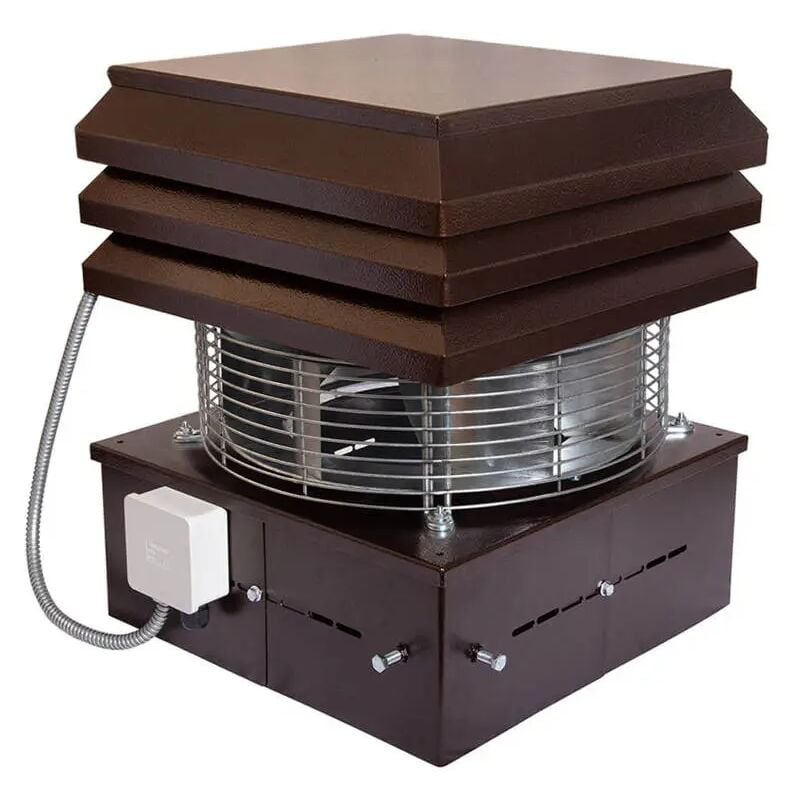 Gemi Elettronica - Extracteur De Fumée Pour Cheminèe Aspirateur Aspire-Fumée Électrique Ventilateur D'aspiration Extracteur Électrique De Fumées Pour