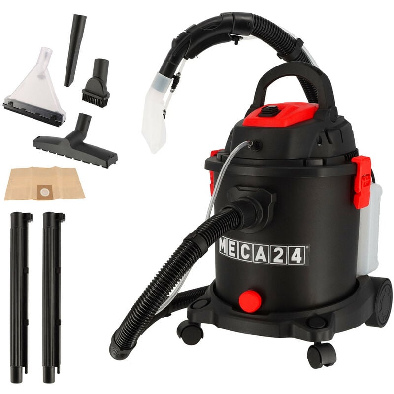 Meca24 - Aspirateur injecteur extracteur - 1200W - 20L - 3en1 - Pulvériser Nettoyer et Aspirer - Intérieur des voitures - Siège et Tapis