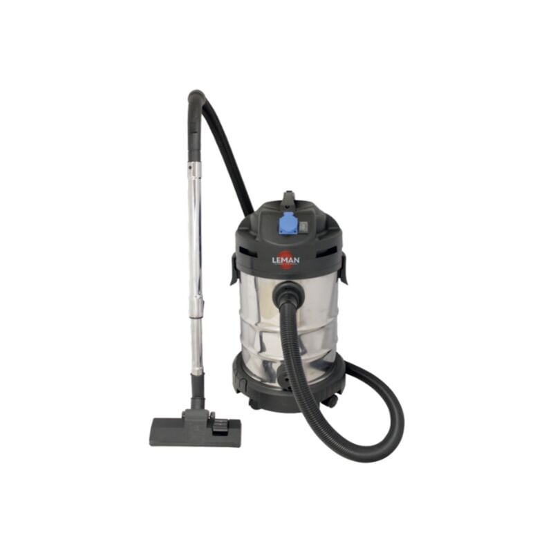 Leman - Aspirateur cuve Inox 30L 1400W synchronisé - LOASP301