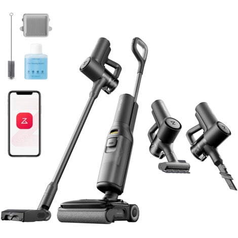 Aspirateur Laveur roborock F25 ACE Combo,Complete Nettoyeur de Sol 20 kPa,Aspirateur sans Fil 5-en-1 Lavage à Chaud à 90 °C,Auto-Nettoyage Automatique,Séparation des déchets humides et secs