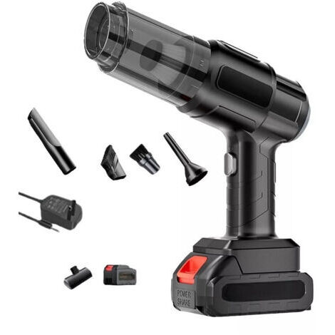 Aspirateur Manuel Sans Fil Double Batterie 24v 07640