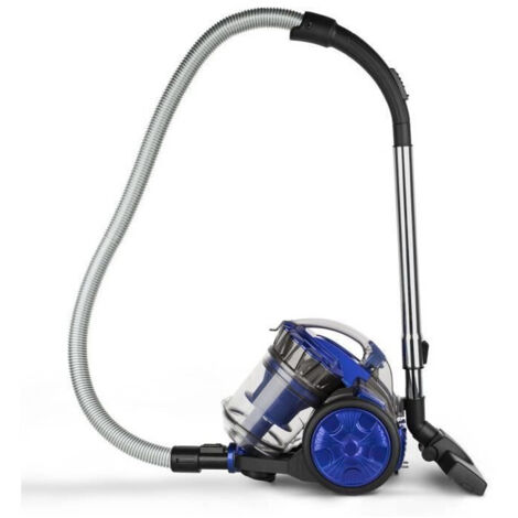 Aspirateur multicyclonique sans sac – Puissance 800W – Filtration HEPA – Capacité 2L – Niveau sonore 78 dB – Tube télescopique aluminium – Weasy