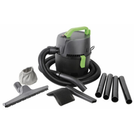 Aspirateur portable soufflant 900W – Cuve 6L – Dépression 1530mm – Longueur flexible 2.5m – Pour chantiers humides et poussières